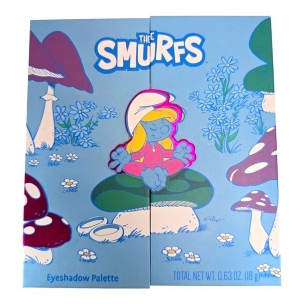 THE SMURFS Eyeshadow Palette Nostalgic Collector Makeup TASTE BEAUTY 12 Shades